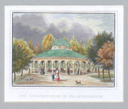 Die Louisenquelle in Franzensbrunn - Staré mapy na prodej