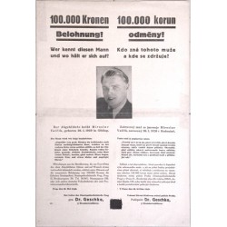 100.000 Kronen Belohnung! 100.000 korun odměny!
