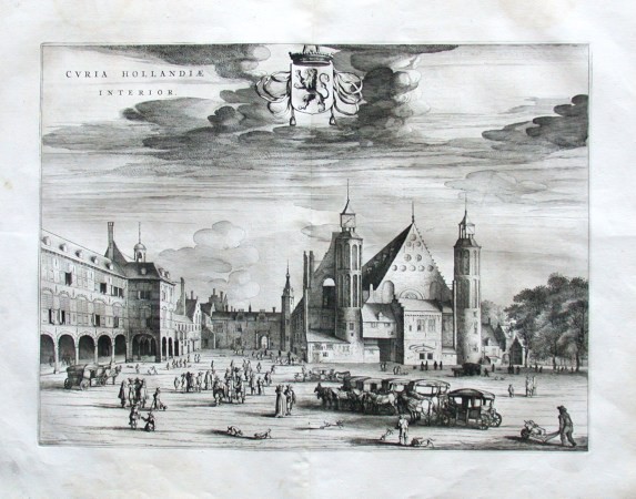 Curia Hollandiae interior - Old maps for sale