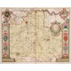Quarta pars Brabantiae cujus caput Sylvaducis - Antique map