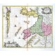 Lochabria, omnesque, Insulae verus Occidentem sitae, ut Uisto Mulla aliaeque - Antique map