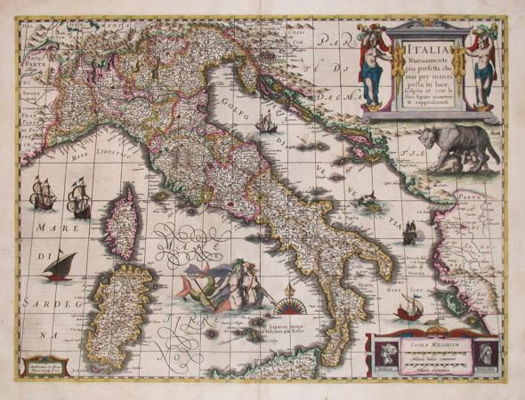 Italia nuovamente piu perfetta - Old maps for sale