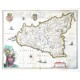 Sicilia Regnum - Antique map