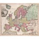 Europa Christiani - Antique map