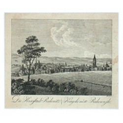 Die Kreisstadt Rakonitz. Kragské město Rakownjk