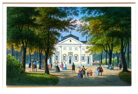 Schlossgarten. Teplitz - Old maps for sale