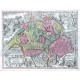 Nova totius Helvetiae - Antique map