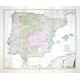 Karte von dem Königreiche Spanien - Antique map