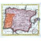VI HauptKarte Spanien und Portugal - Alte Landkarte
