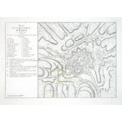 Plan de l'Attaque d'Egra en April 1742