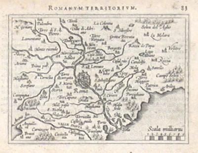 Rome - Romanum Territorium - Antique map