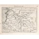 France - Guasconiae descriptio - Antique map