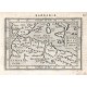 Barbaria, et Biledulgerid - Antique map
