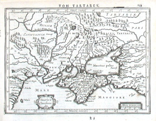 Taurica Chersonesus - Antique map