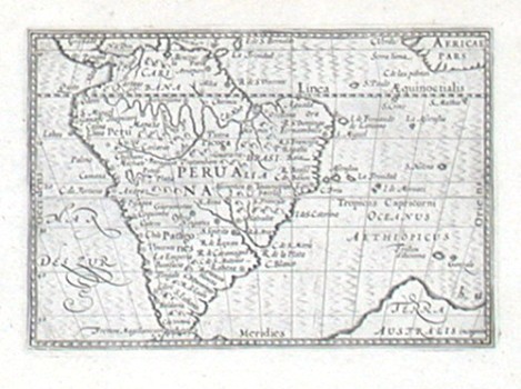 Peruana - Alte Landkarte