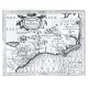 Virginia et Florida - Antique map