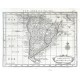 America Meridionalis - Antique map