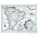 America Meridionalis - Antique map