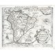 America Meridionalis - Antique map