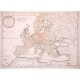 l'Europe - Alte Landkarte