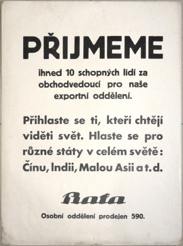 Přijmeme ihned 10 schopných lidí  Baťa - Verkauf von Varia