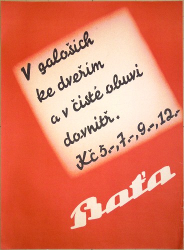 V galoších ke dveřím  Baťa - Verkauf von Varia