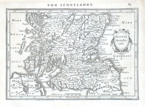 Scotia Meridionalis - Stará mapa
