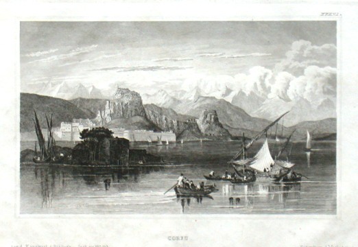 Corfu - Verkauf alter Karten