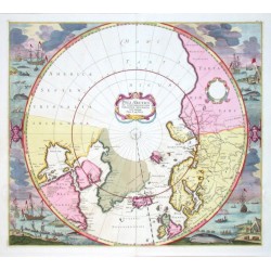 Poli Arctici et circumiacentium terrarum descriptio novissima