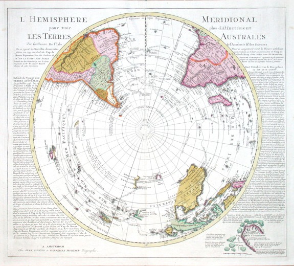 L'Hemisphere Meridional - Antique map