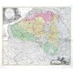 Arena Martis in Belgico, qua Provinciae X. Catholicae Inferioris Germaniae - Stará mapa