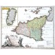 Insvlae sive Regni Siciliae  Sardiniae Insvla & Regnvm - Antique map