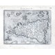 Siciliae descriptio - Antique map