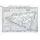 Sicilia - Alte Landkarte
