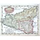 Sicilia - Antique map