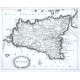 Sicilia - Stará mapa