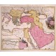 Imperium Turcicum Complectens Europae, Asiae et Africae, Arabiae que Regionis ac Provincias plurimas. (Es)tats de l'Empire - Stará mapa