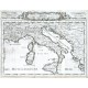 Compendiosa Italiae Represnetatio - Antique map