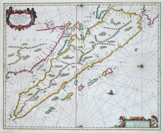 Sumatrae et insularum locorumque tabula noua - Old maps for sale