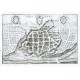 Aqua Pendente - Antique map