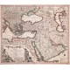 Magni Turcarum Dominatoris Imperium per Europam, Asiam, et Africam, se extendens - Antique map