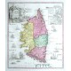 Insvlae Corsicae olim Cyrnvs dictae - Antique map