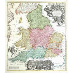 Magnae Britanniae Pars Meridionalis, in qua Regnum Angliae