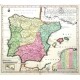 Hispania Augustiniana - Antique map