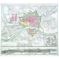 Plan der Hochfürstl. Residenz- und Haubt- Stadt Cassel in Nieder-Hesen