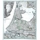 Tabvla Comitatvs Hollandiae - Antique map