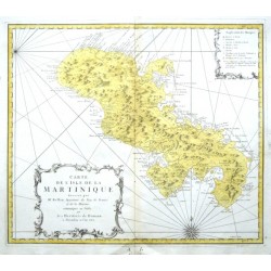 Carte de l'Isle de la Martinique