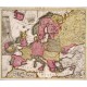 Eclipse os Solis totalis cum mora a. d. 12. Maji 1706 horis autem: in Europa celebrata - Antique map