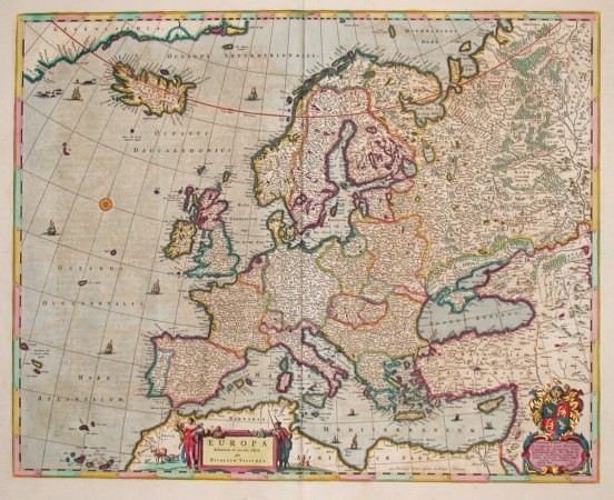 Europa delineata et recens edita - Old maps for sale