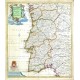 Novissima Regnorum Portugalliae et Algarbiae Descriptio - Antique map